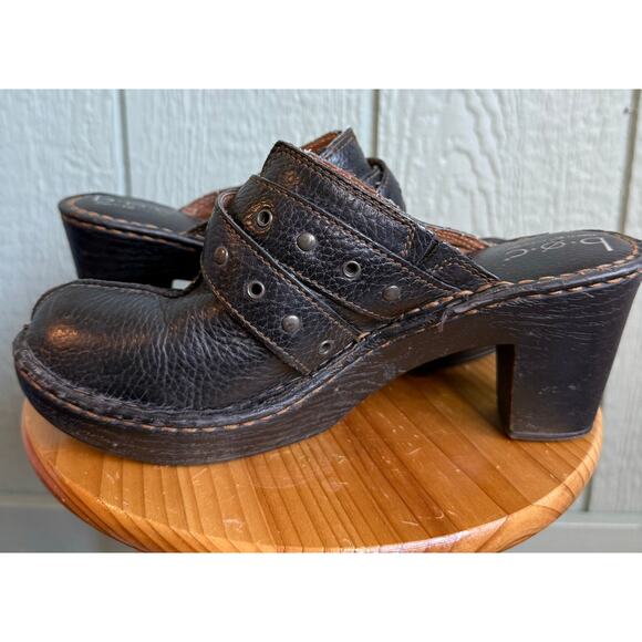 Boc Born Leather Mules 10 - Picture 4 of 7